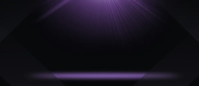 紫色背景光束耳机banner