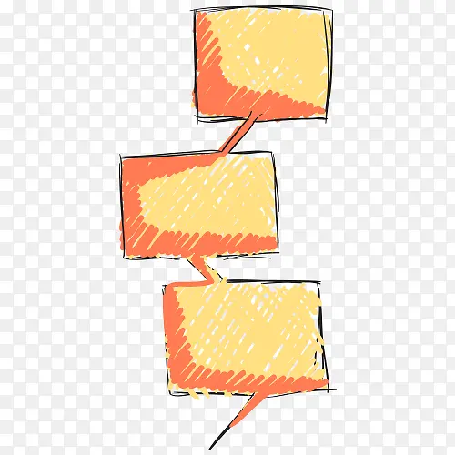橙色方形对话框