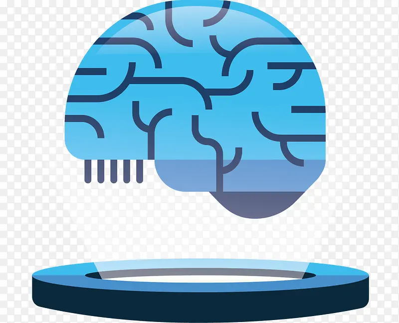 蓝色人工智能大脑