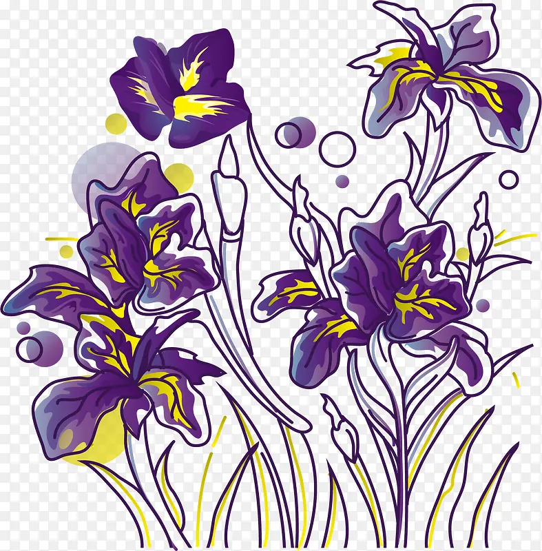 浪漫紫色兰花