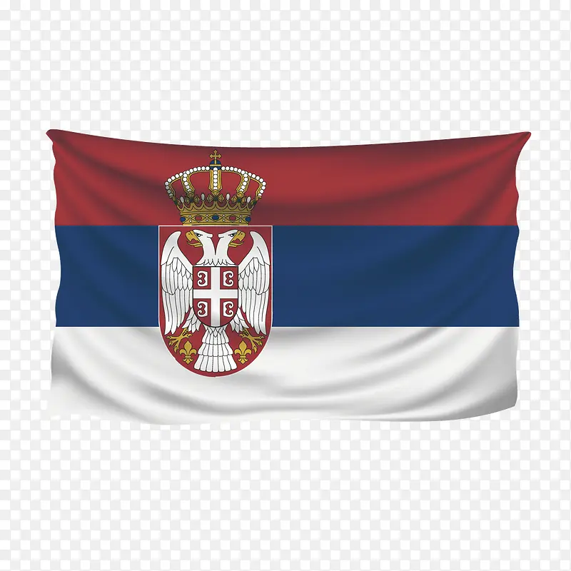 矢量旗标国家塞尔维亚