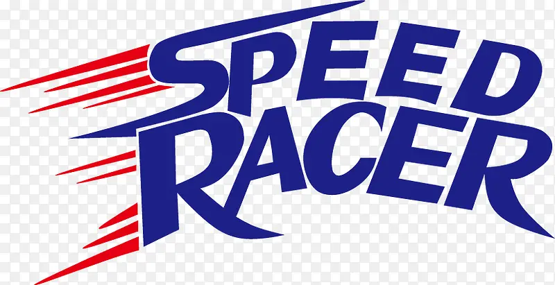 speed racer电视节目标志设计矢量