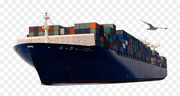 商务贸易轮船货船