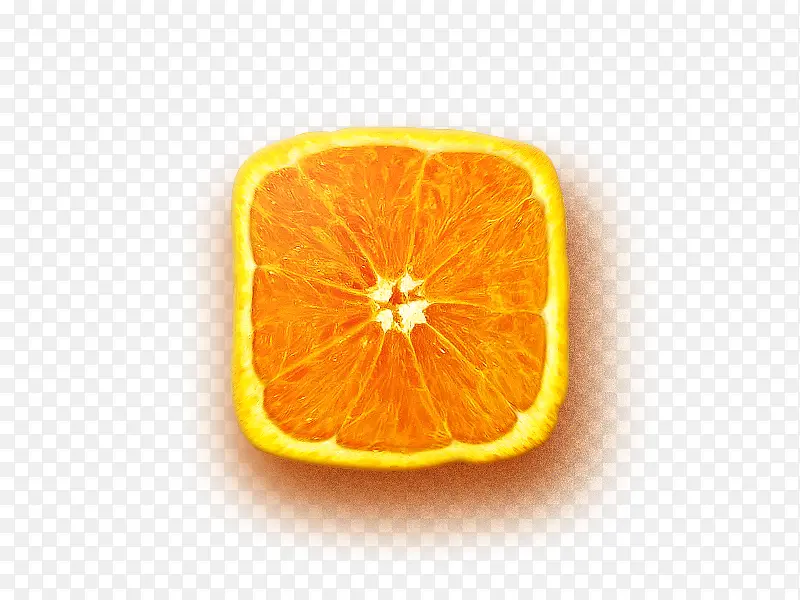 创意方形橙子