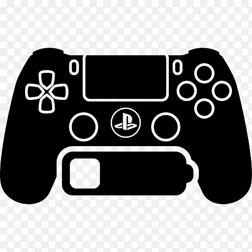 PS4低电池状态符号游戏控制界面图标