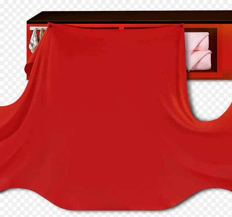 家纺桌面红布