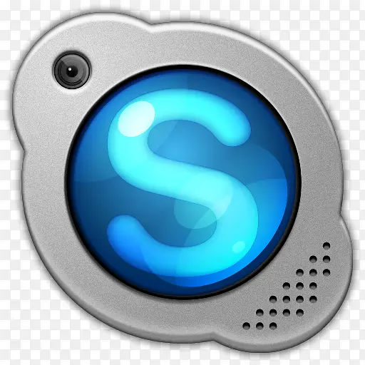 基地相机标志皮SkypeSkype的图标