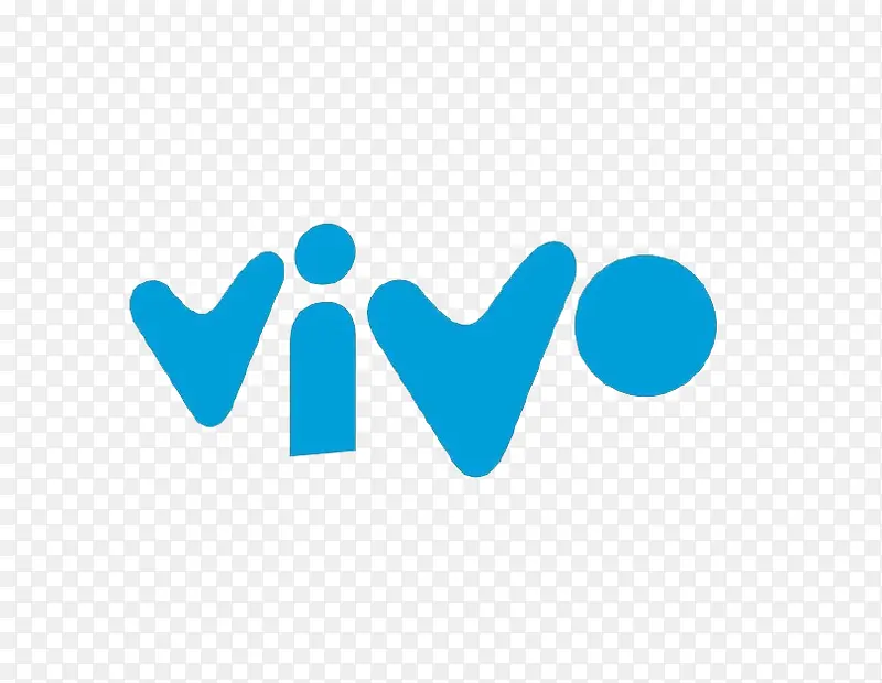 vivo手机卡通字母logo