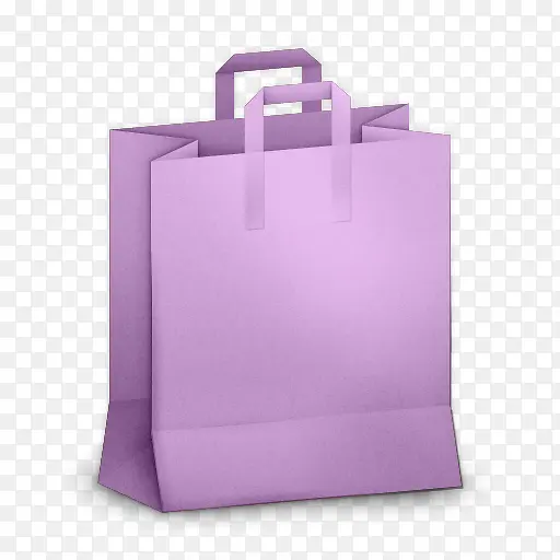 纸袋紫色纸袋图标