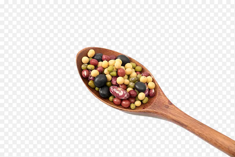 木勺中的豆子