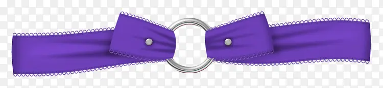 紫色缎带扣子