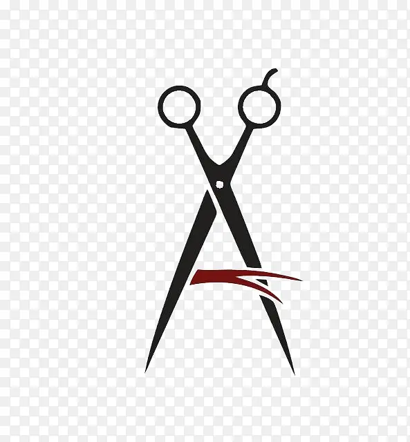 创意剪刀logo素材