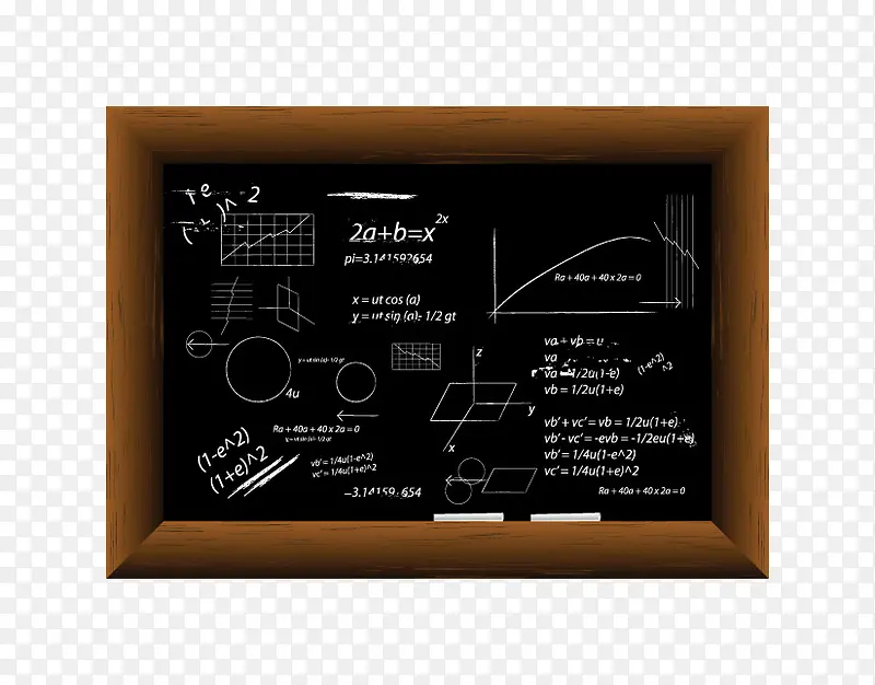 数学公式黑板