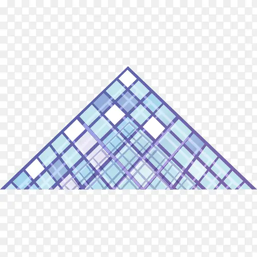 紫色玻璃金字塔