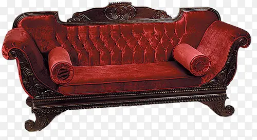 红色高贵沙发免抠素材