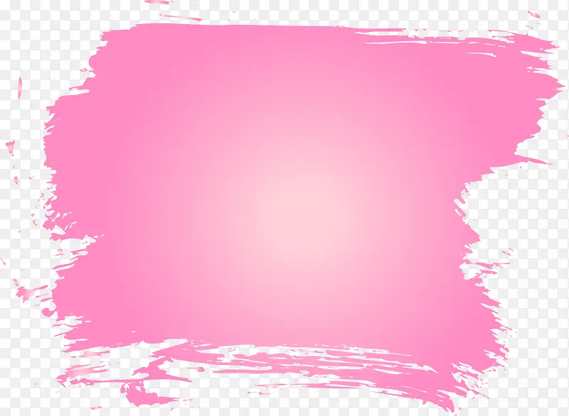 粉色爆炸水彩笔刷图