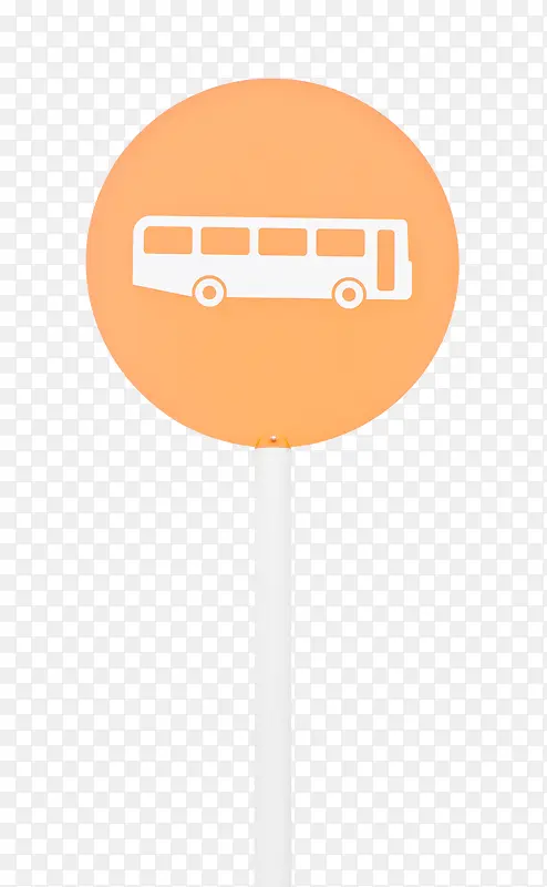 公交车站牌图标素材