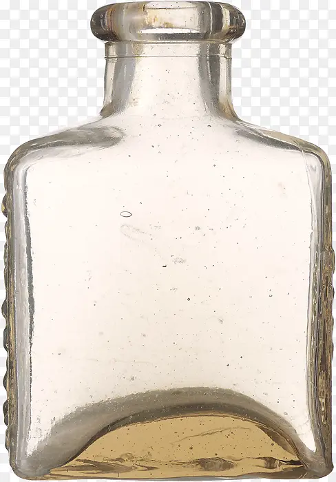 方形透明玻璃瓶瓶子