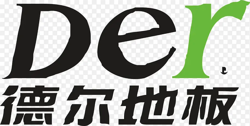 德尔地板logo