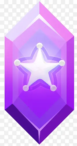 紫色炫光游戏标牌
