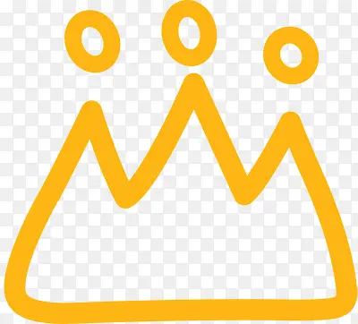 黄色王冠