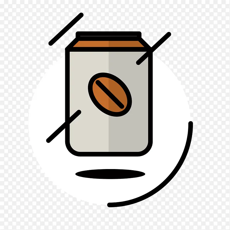 咖啡健力宝饮料罐