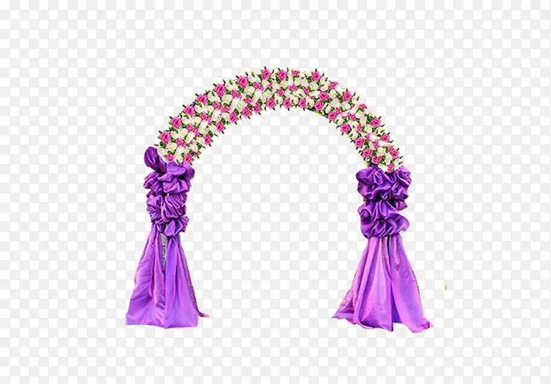 紫色拱门