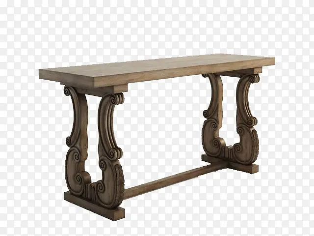 中式风格木质雕刻桌