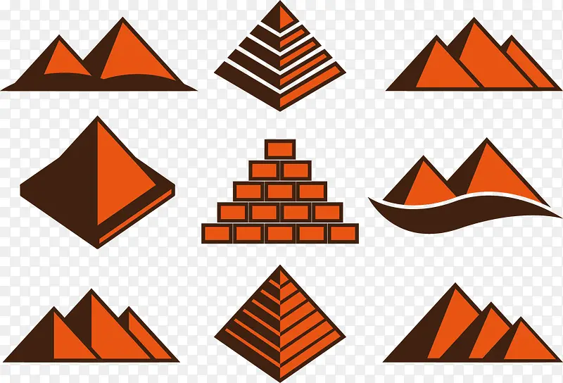 金字塔砖块结构