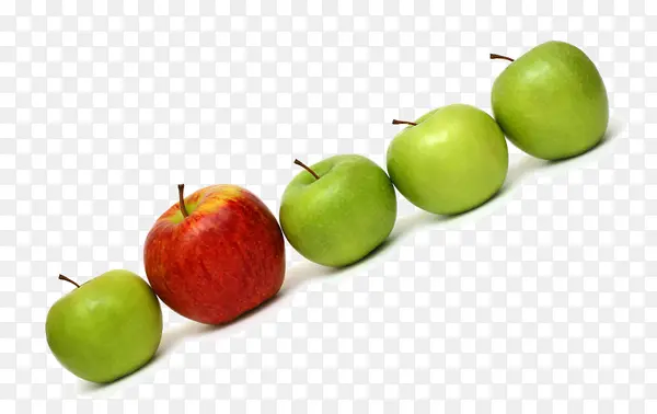 一排苹果