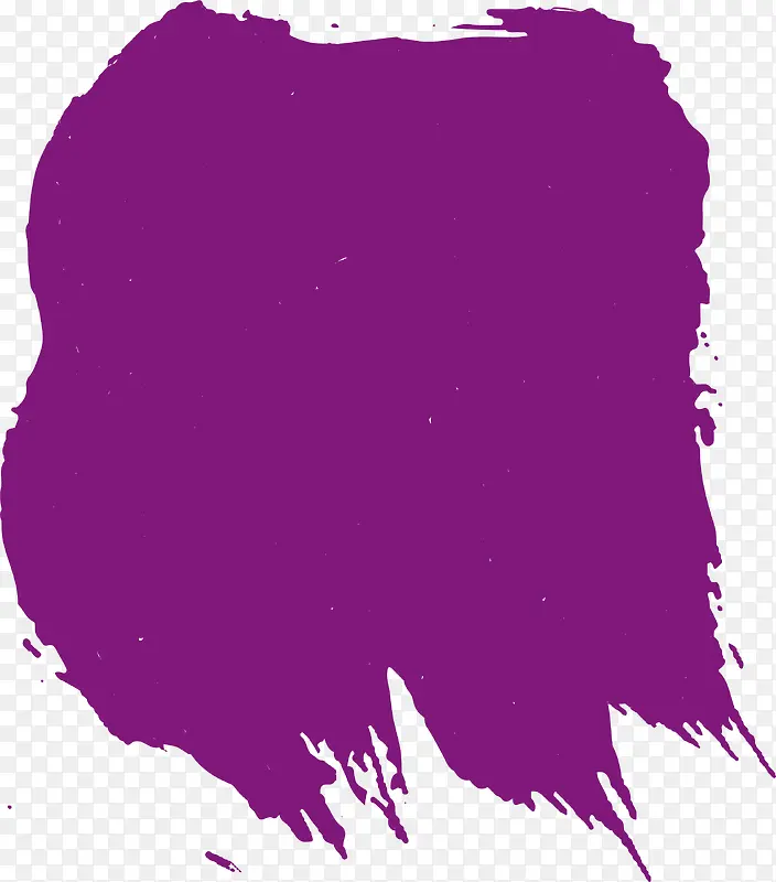 紫色手绘笔刷