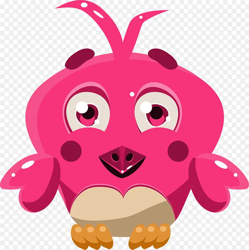 粉色小鸡游戏UI设计