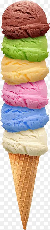 六层甜筒冰淇淋