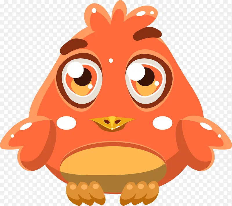 橙色小鸡游戏角色设计