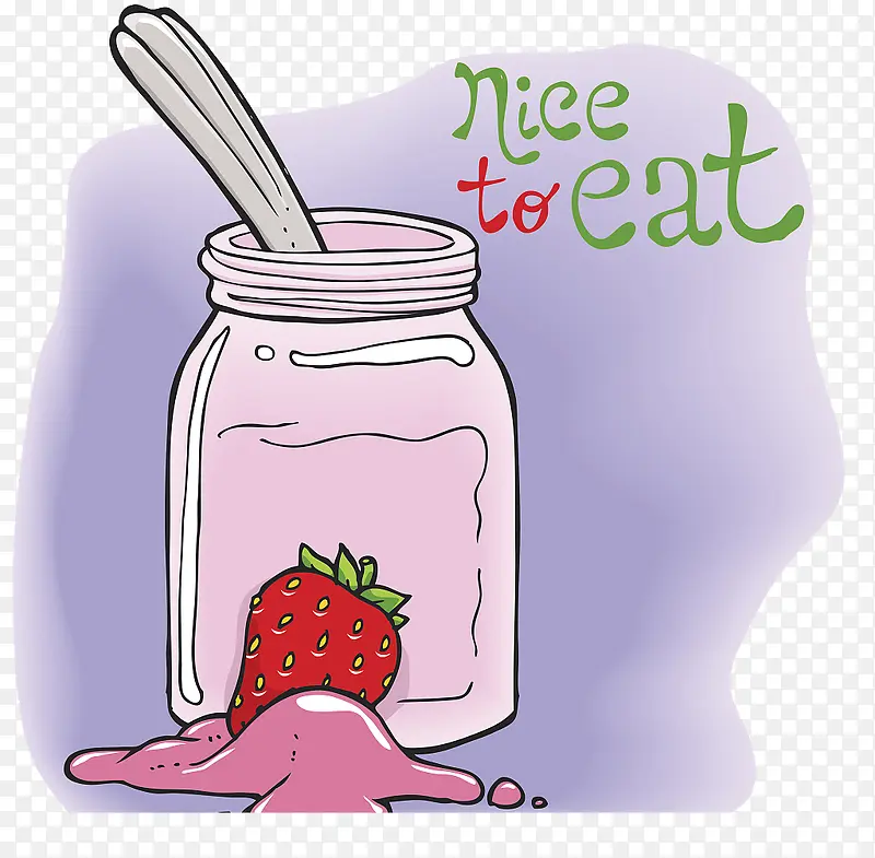 草莓味酸奶