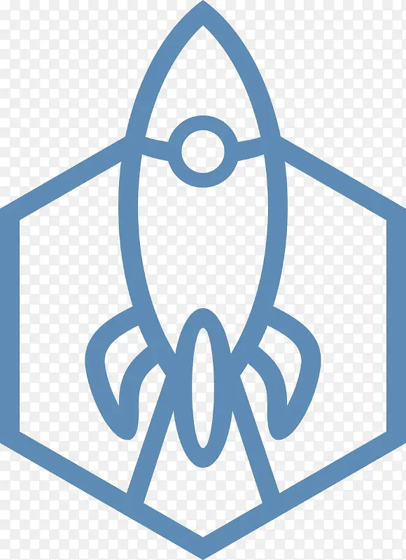 矢量火箭logo素材