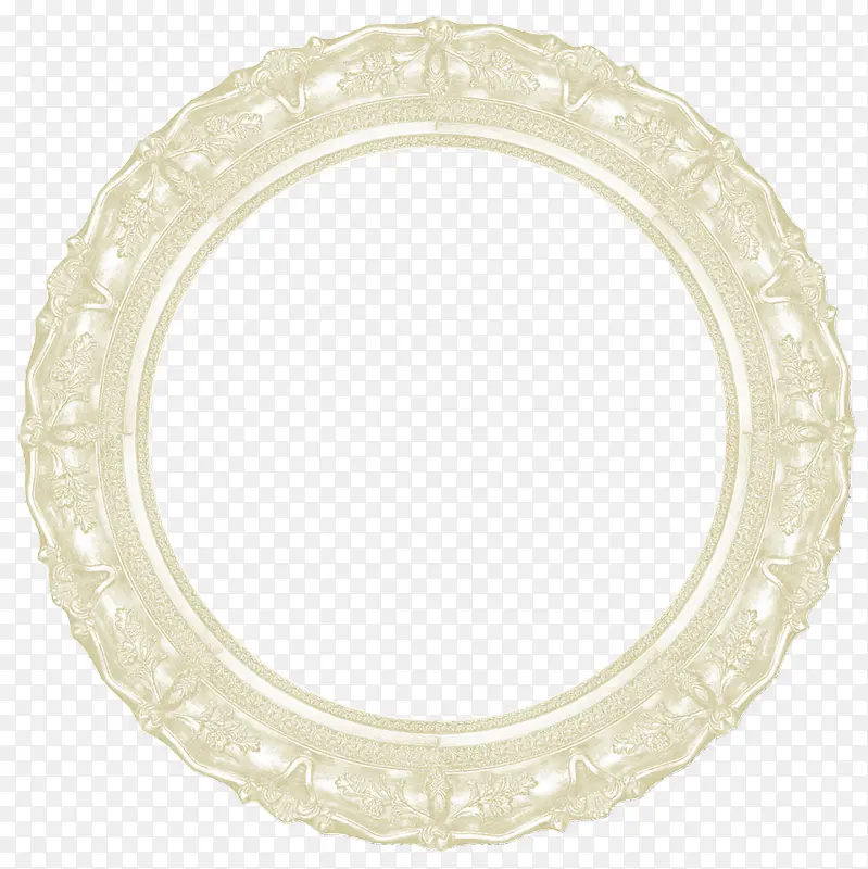 白色圆环