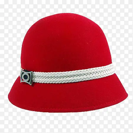 女式红色帽子