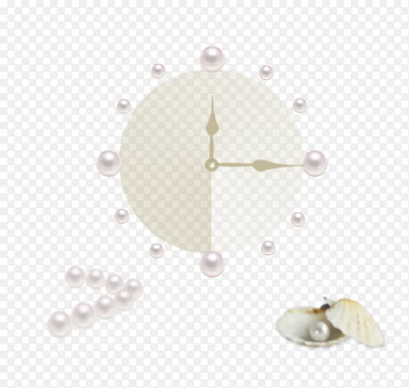 珍珠精美钟表