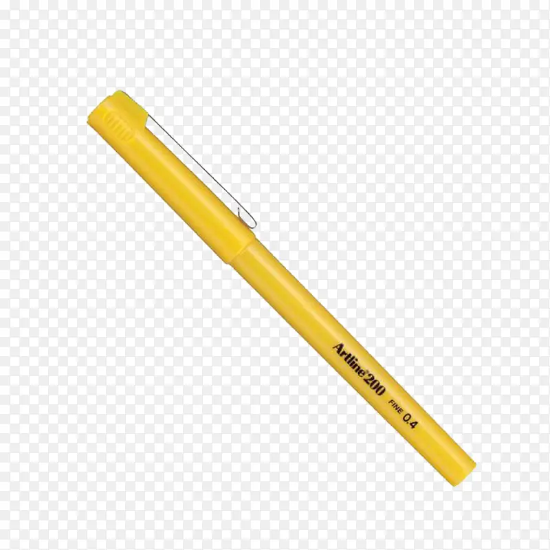 黄色水性笔持久使用时尚