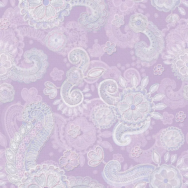 紫色花纹针织布料背景