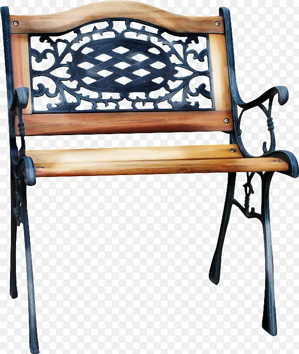 高清复古木头长椅