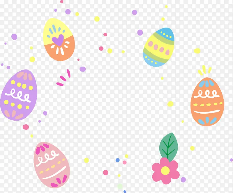 复活节各式美丽彩蛋