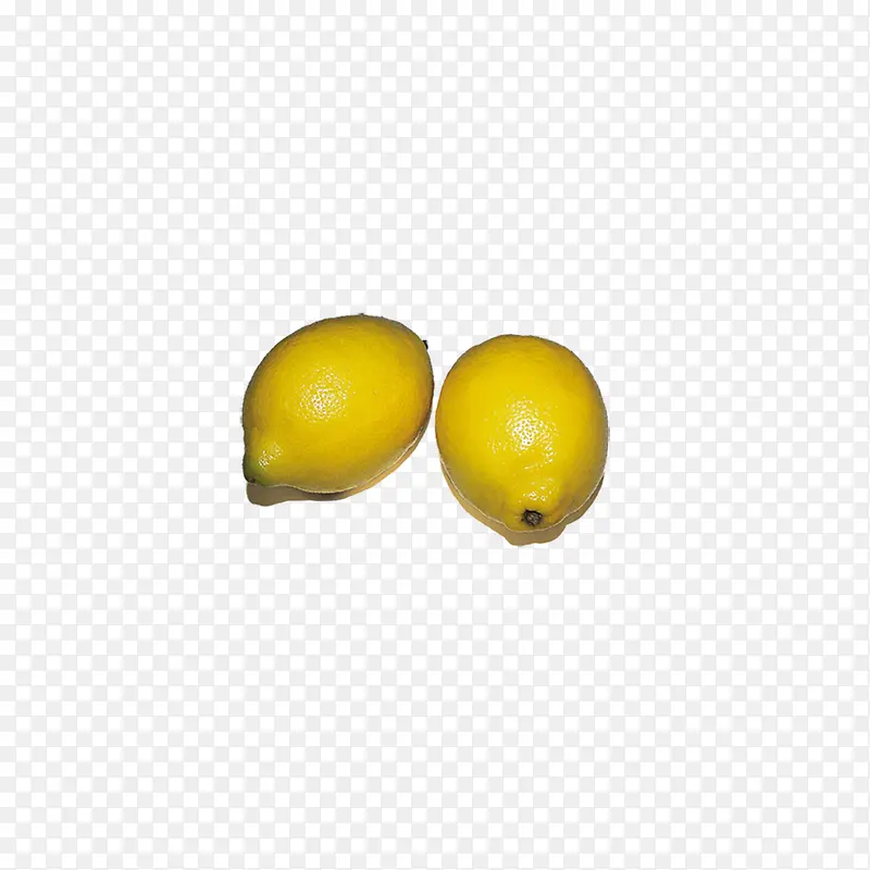 两颗黄柠檬