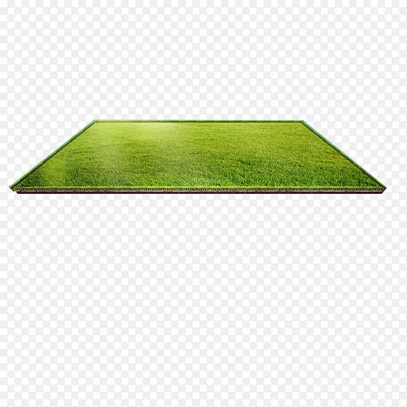 方形绿色草坪