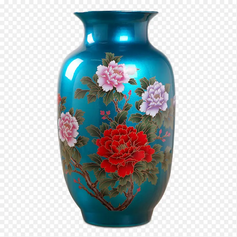 彩釉花瓶瓷瓶