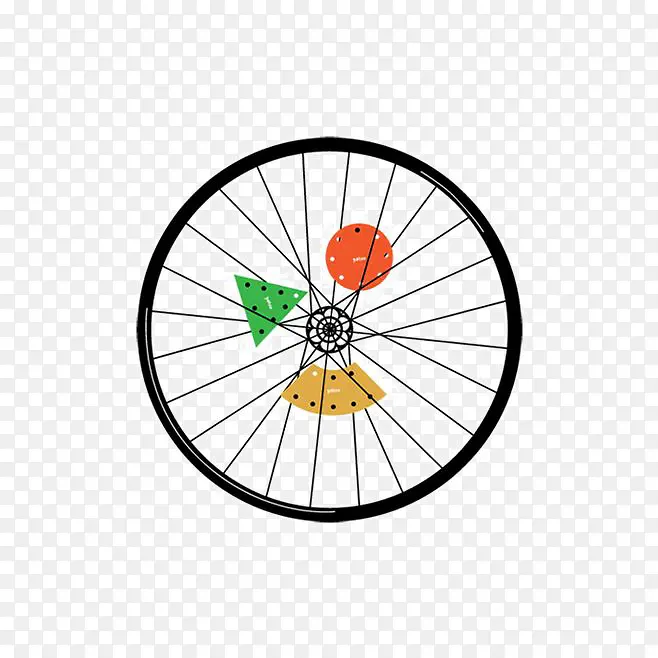 创意自行车车轮