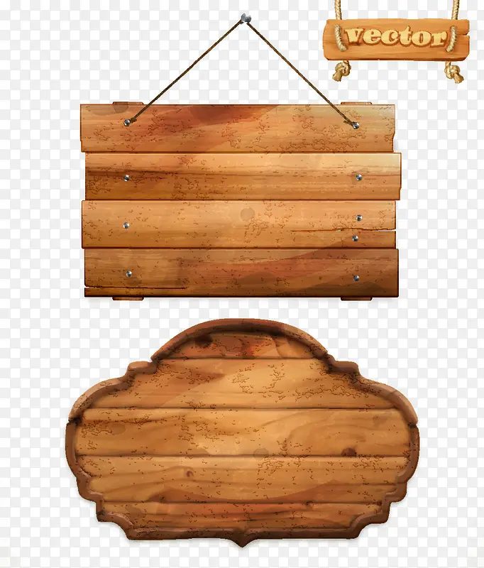 木制标识悬挂