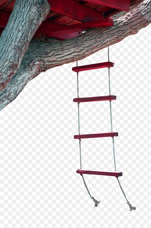 树干绳梯装饰图案