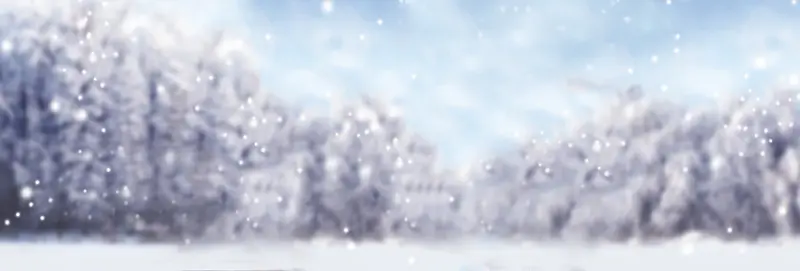 冬季雪地靴唯美雪景背景banner